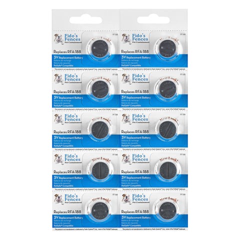 FF-188 Petsafe Compatible Battery 10 Pack